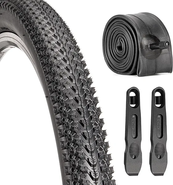 Replacement Bike Tire -26’’x1.95’’,26’’x2.25’’, 27.5’’x2.1’’, 27.5’’x2.2’’, and 29’’x2.2’’ Durable Folding Mountain Bike Tire - 60 TPI Bicycle Tires