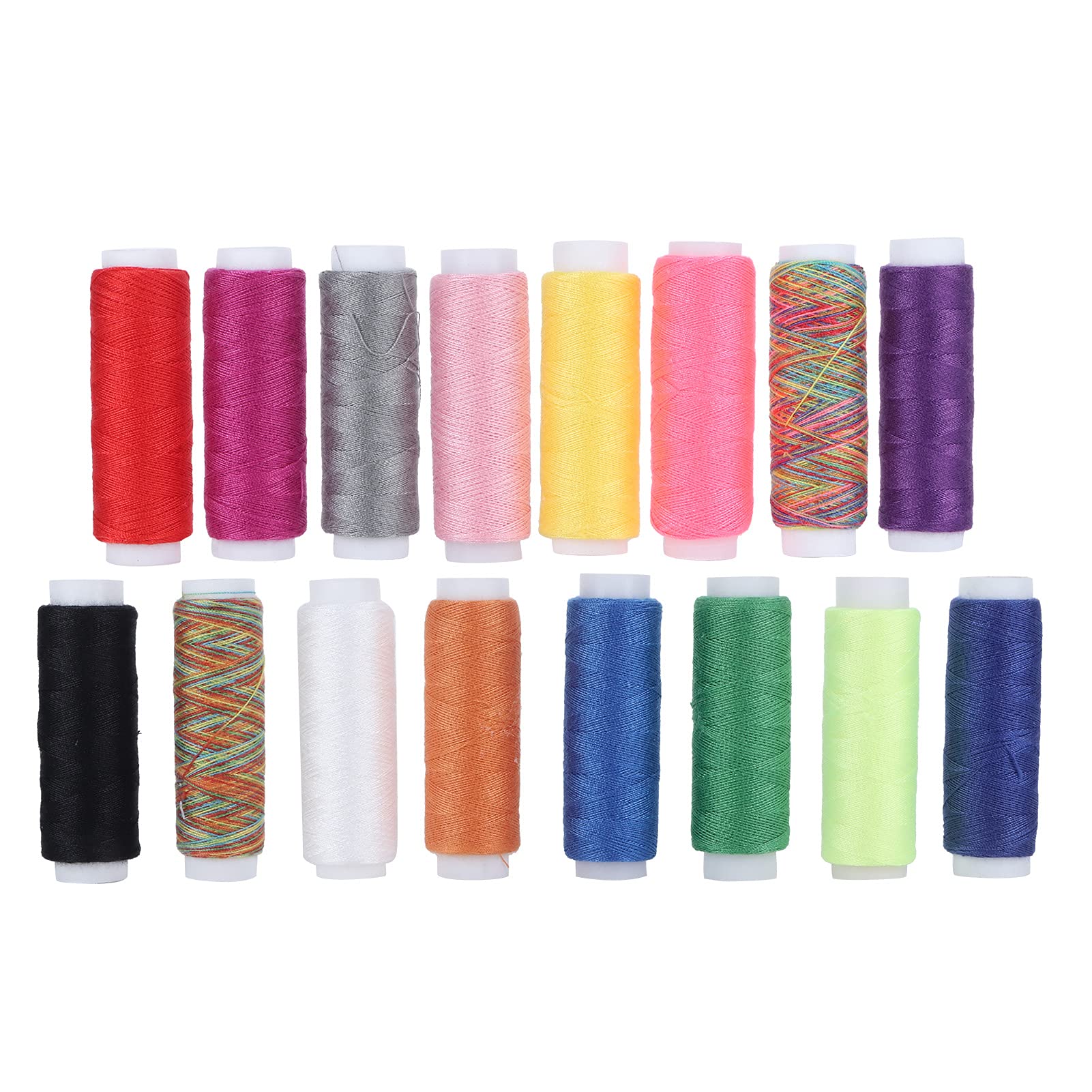 PYUDKLSMN Mini kit de costura portátil, juego de arreglos de ropa de emergencia, suministros de costura DIY con tijeras, agujas de hilo, accesorios completos de costura para el hogar para