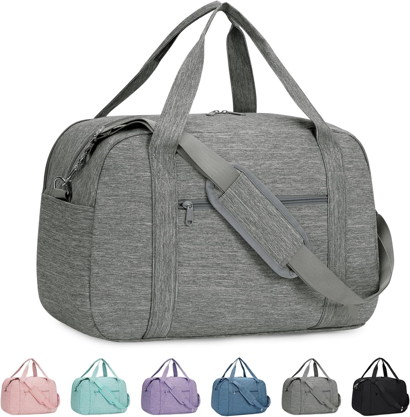 hirta Ori Travel Duffle House Canvas Heavy Duty Travel/Cabin Luggage Duffle Bag Waterproof Travelling Purpose Easy to Carry Lightweight Lugguage for Men and Women -Denim Gray-picture-37