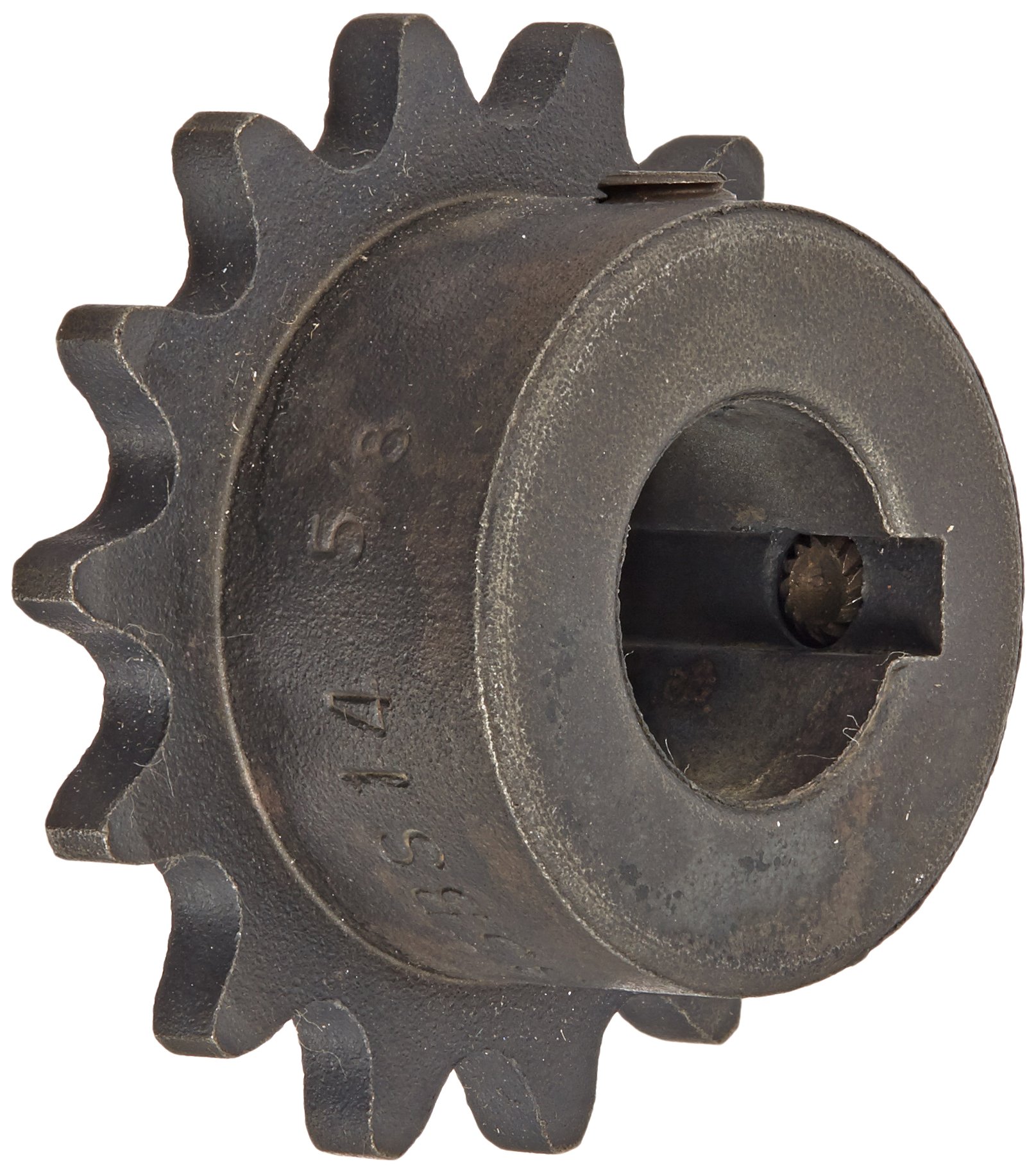 Martin Roller Chain Sprocket, Bored-to-Size, Type B Hub, Single Strand, 35 Chain Size, 0.375