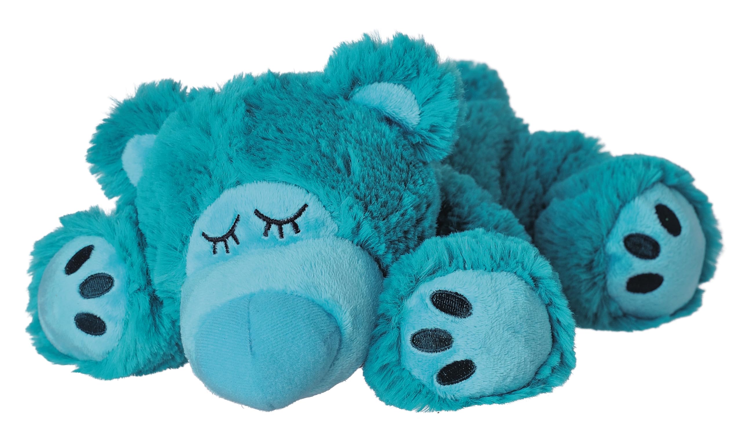 Warmies® Wärmekissen/Stofftier "Sleepy Bear türkis" Hirse Lavendelfüllung 33cm 770g (exklusives Warmies-Design für Greenlife Value)