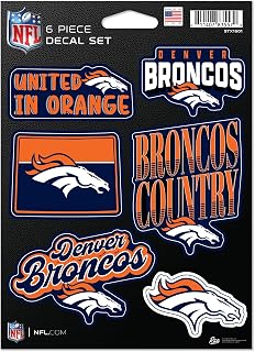 Rico Industries NFL Football 6-Piece Decal Set