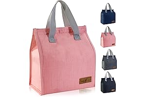 Mziart Minimalist Lunch Bag: Durable, Leakproof Lunch Box for Kids and Adults on the Go