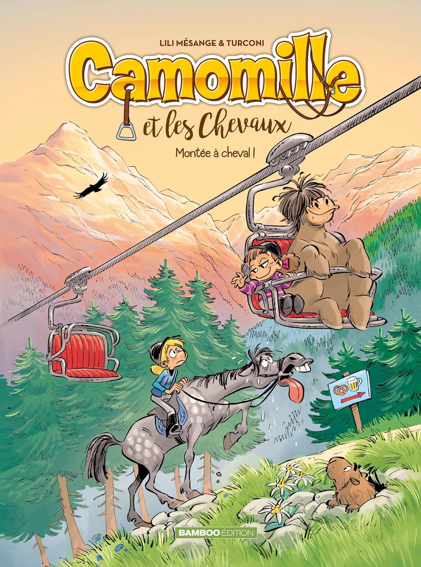 Camomille et les chevaux - tome 14 - Lili Mésange - Bamboo Eds - cartonné - Bande dessinée jeunesse
