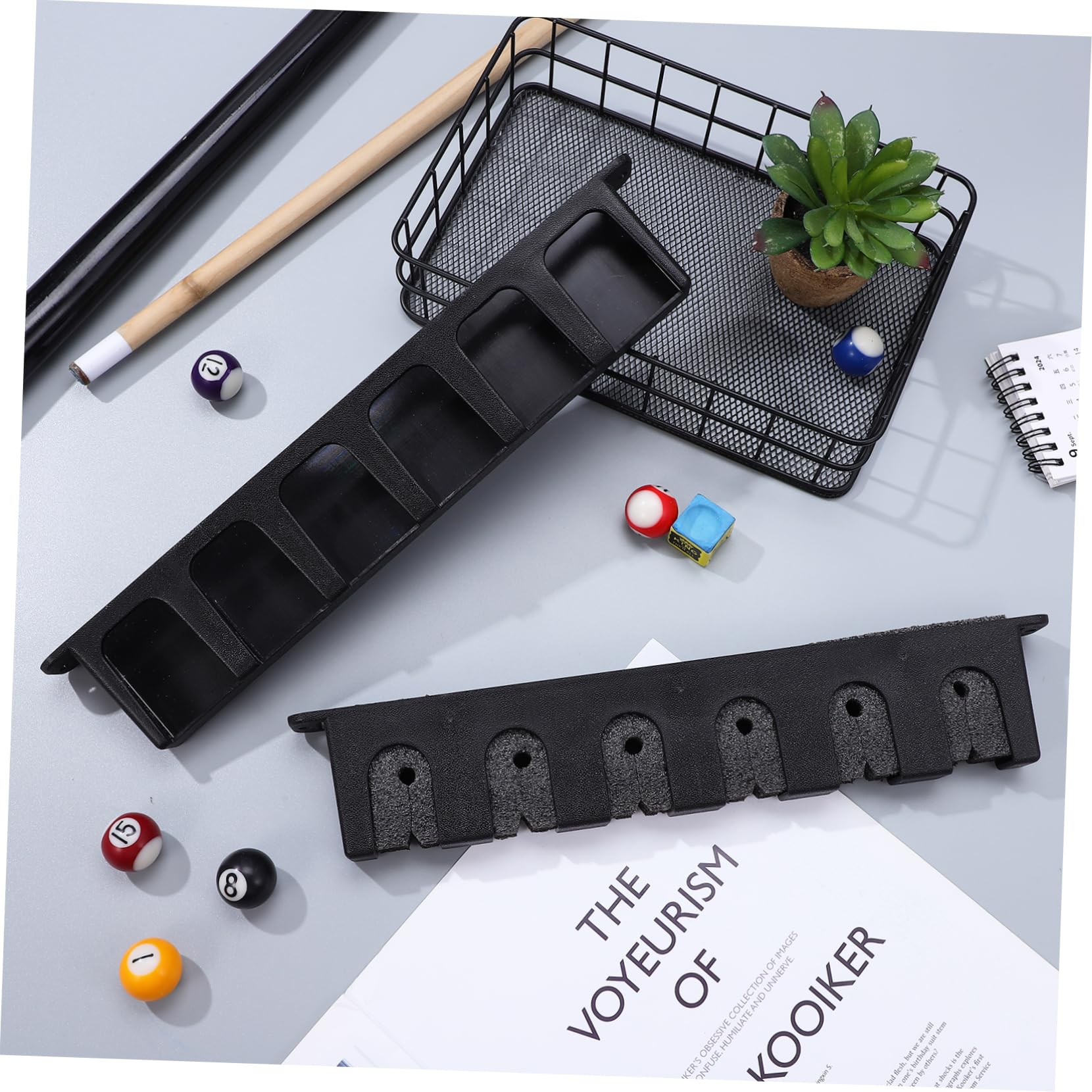 FOYTOKI Fishing Pole Racks for Wall 1 Set of Vertical Holders Abs Material Easy Install Organize Your Fishing Gear