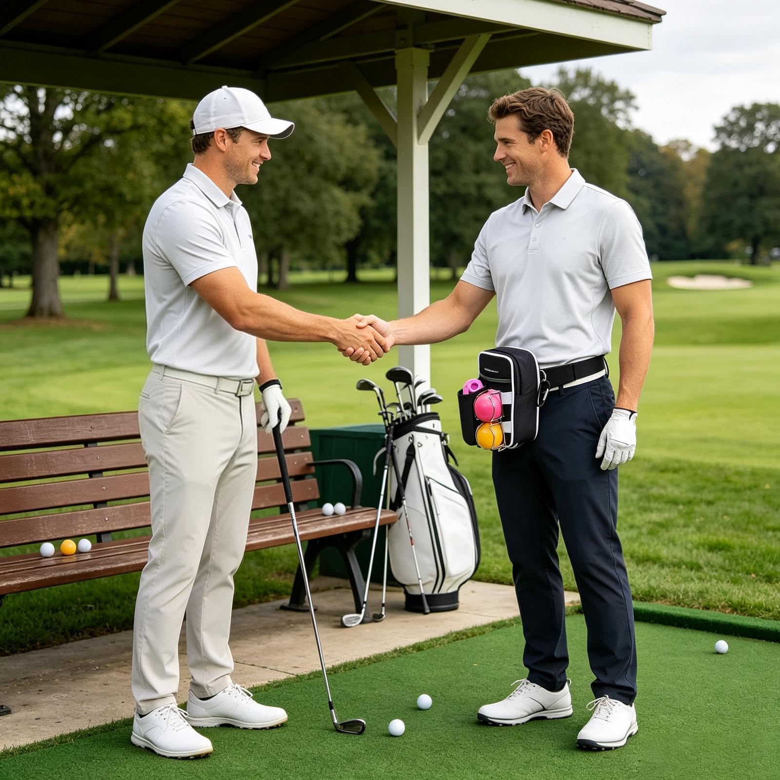 Borsa da golf portatile per accessori da golf all'aperto