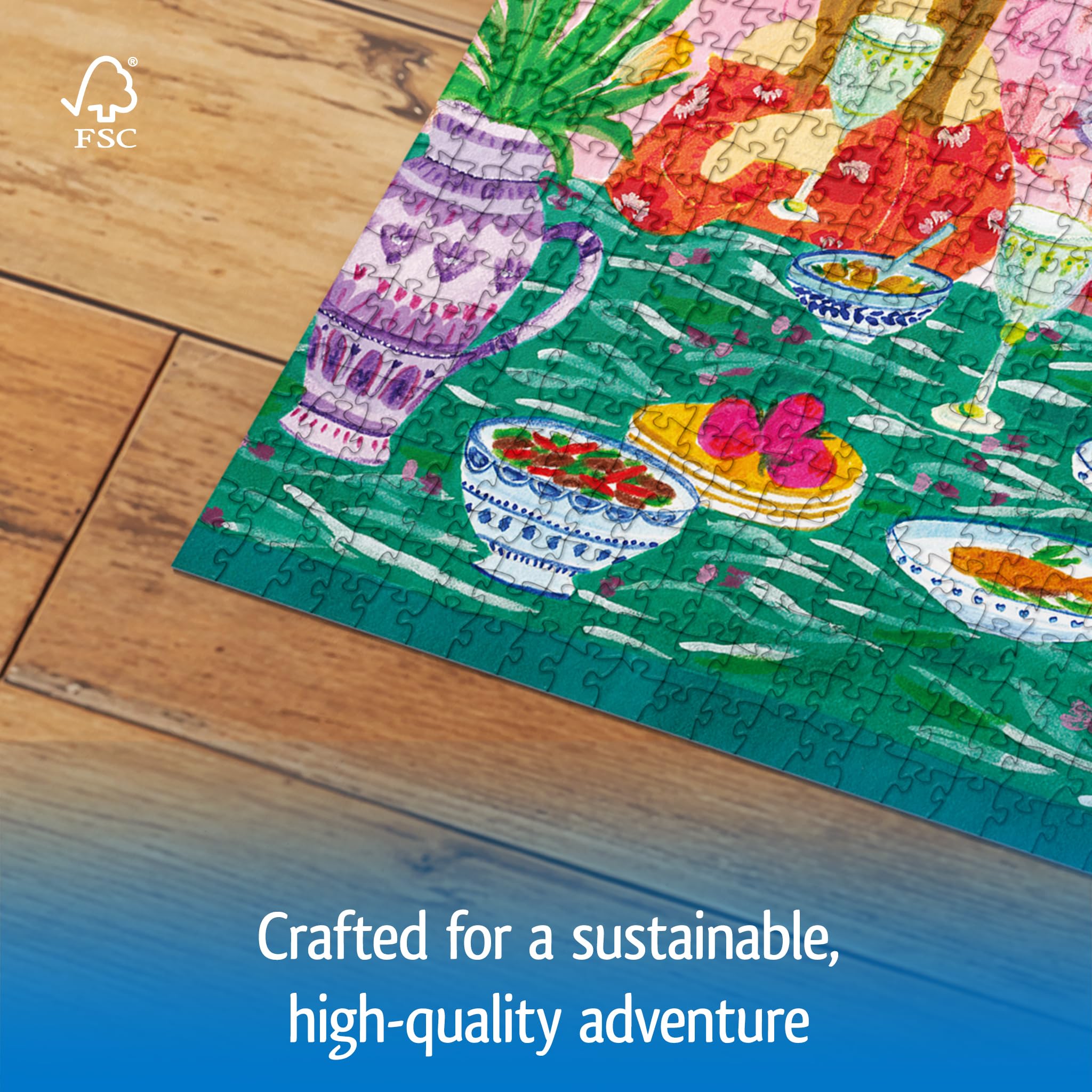 Amazon.com: Wonder Forge Ladies' Brunch 1000 Piece Jigsaw Puzzle