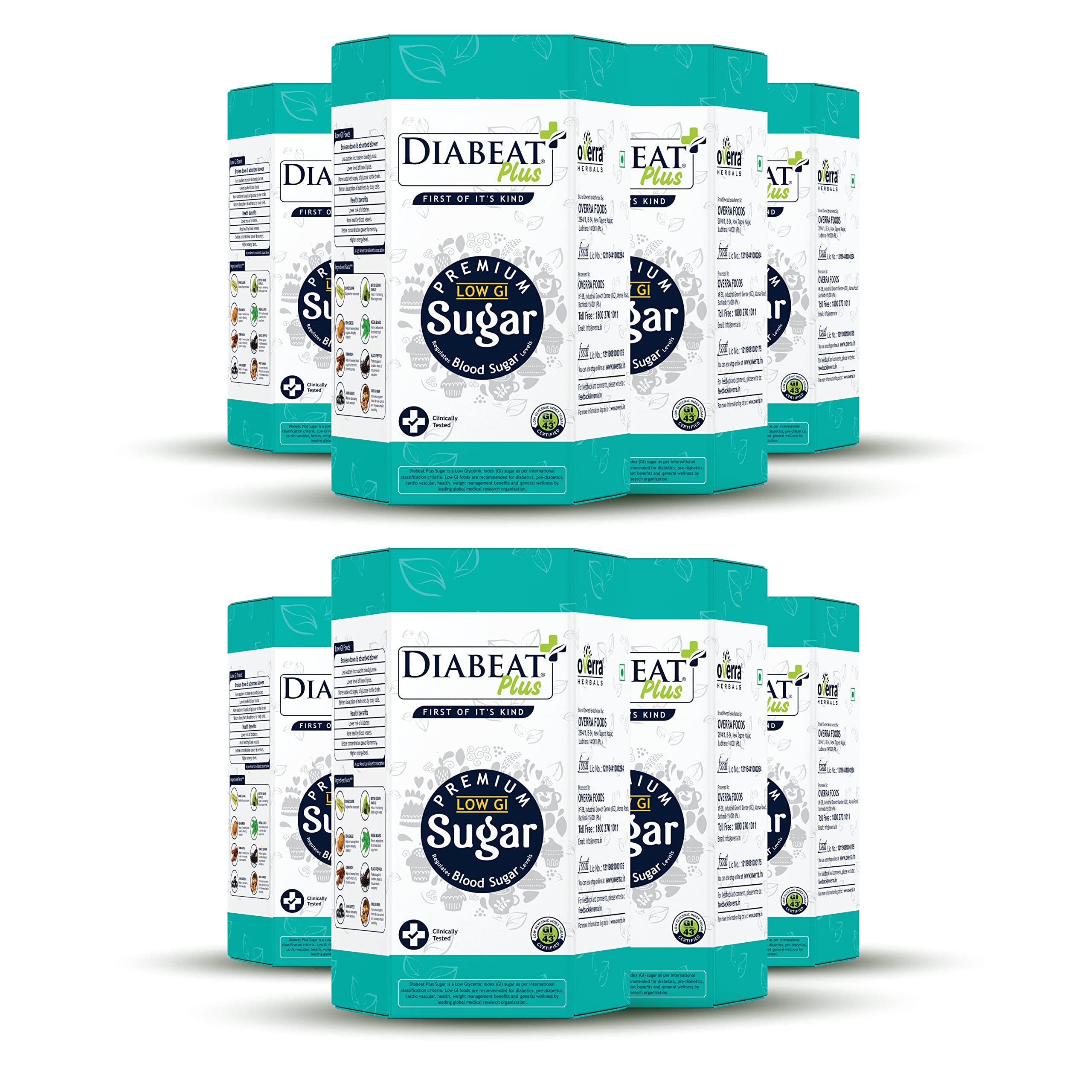 Overra Herbals Diabeat Plus Diabetic Friendly Herbal Cane Sugar - Free from Chemical Artificial Sweeteners – Natural Substitute Without Side Effects- 2000 gm (B0BWHXYX1R) Amazon Price History, Amazon Price Tracker