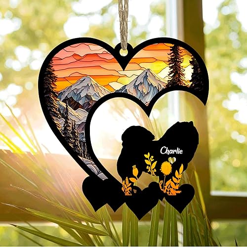 Miniatura 3 de Encantador atrapasoles POD Chow Chow, conmemorativo personalizado de Chow Chow Chow con nombre, atrapasoles de pérdida de Chow Chow, regalo de