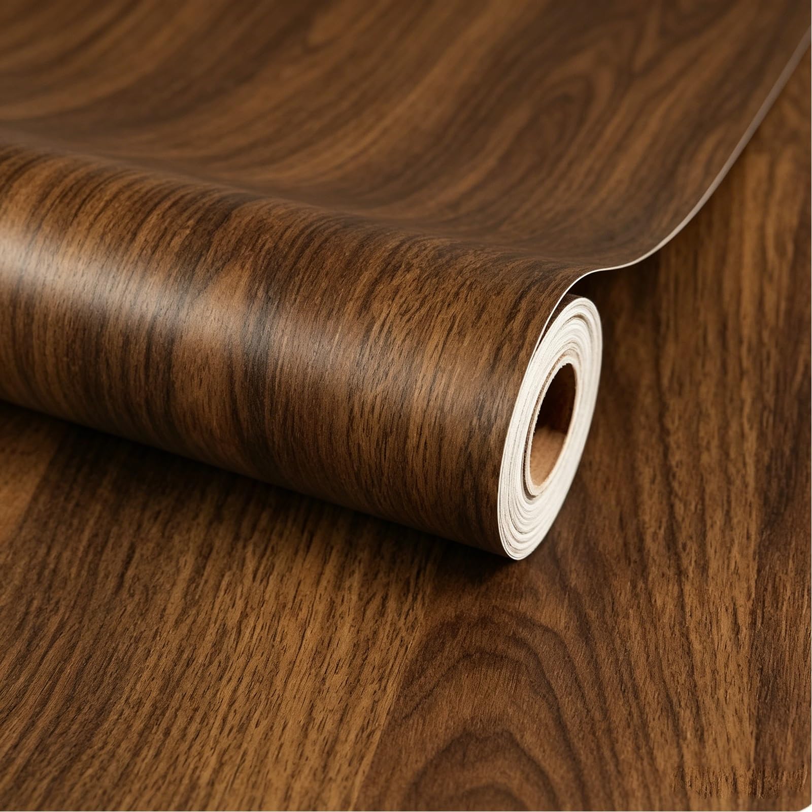 Zynqra ﻿Wood Wallpaper Peel and Stick,Self Adhesive Wall Paper Contact,Interior Wall Décor, PVC,Removable,for Cabinet Countertop Shelf Drawer Wall Door(E,L10m/393.7in*W40cm/15.8in)