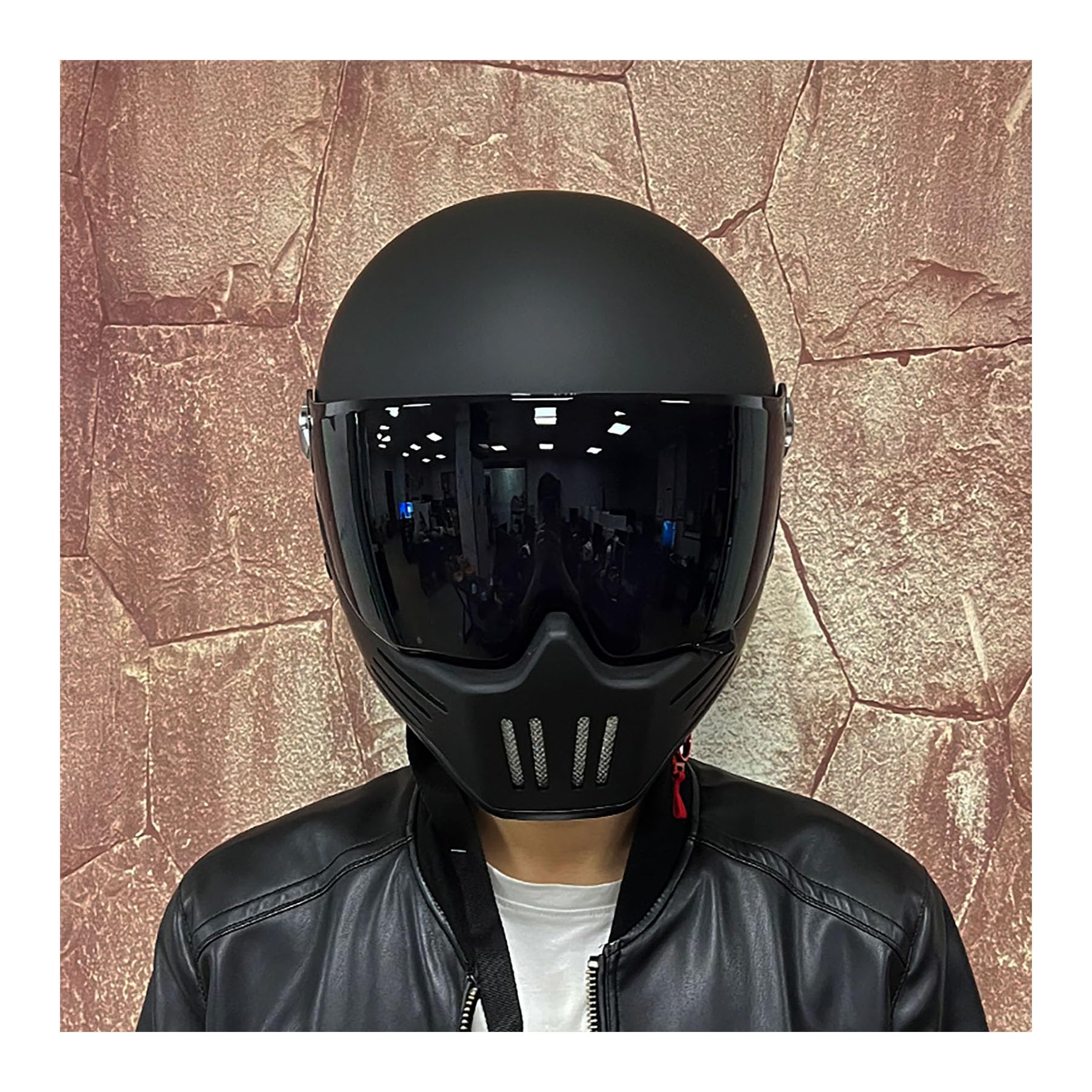 Amazon.co.jp: XLAOHUY ZB-A8 レトロヘルメット アメリカンクラシック