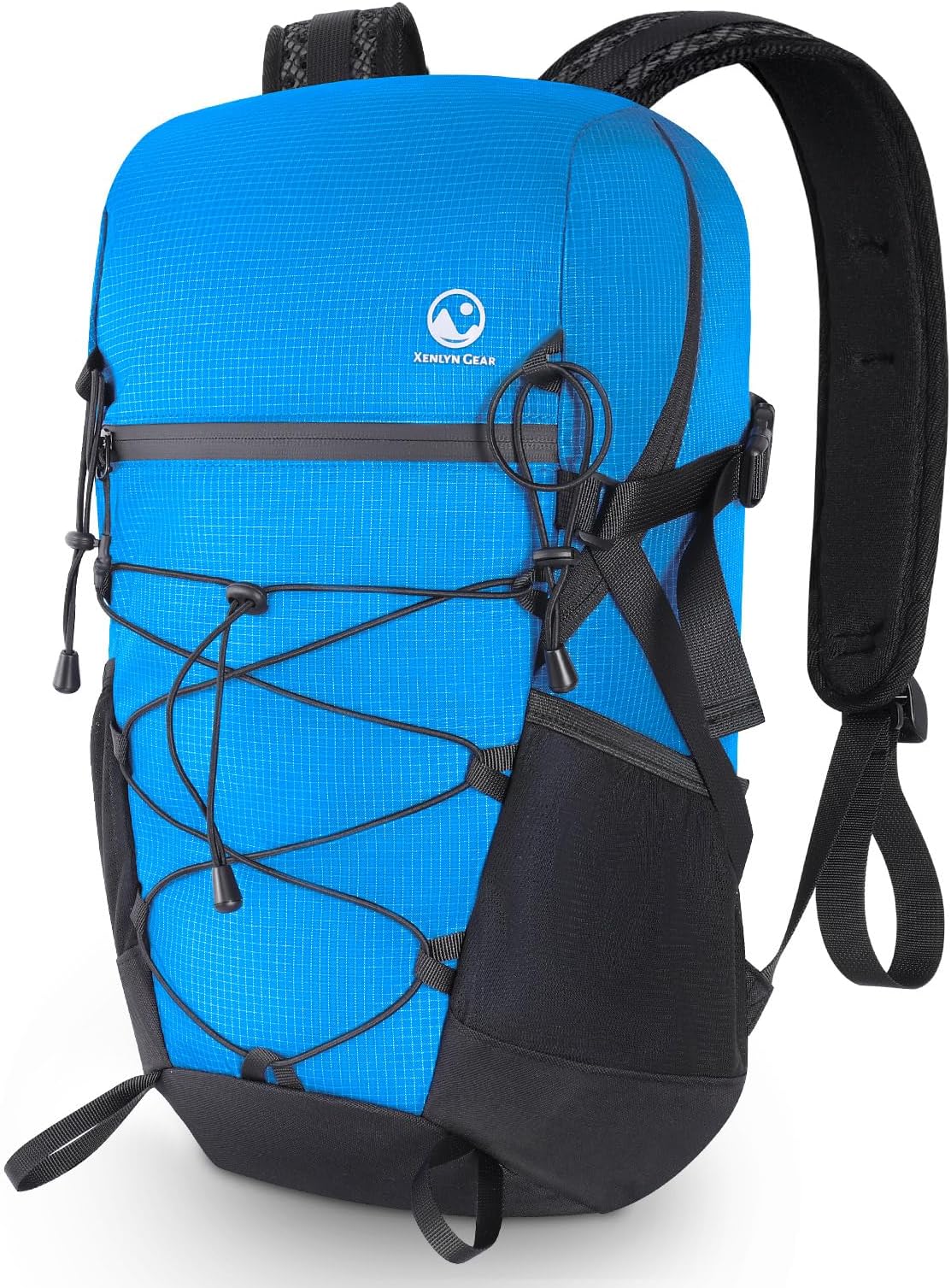Travel Backpack for Men Women, 25L Lightweight Hiking Backpack Waterproof Daypack, Durable Outdoor Rucksack for Trekking, Camping, Flying & Commuting - Breathable Ventilation System