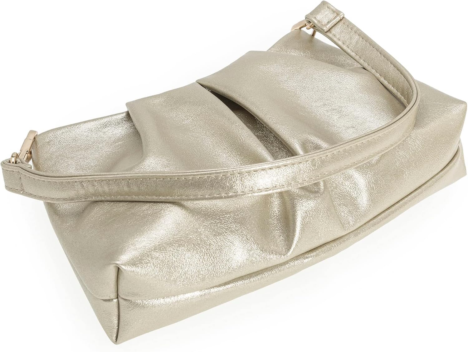 CHARMING TAILOR Women Clutch Bag Dressy Formal Handbag Pleated PU Clutch Purse for Cocktail Prom Wedding Party | Dressy, Formal, Pleated, PU, for Cocktail, Prom - Image 4