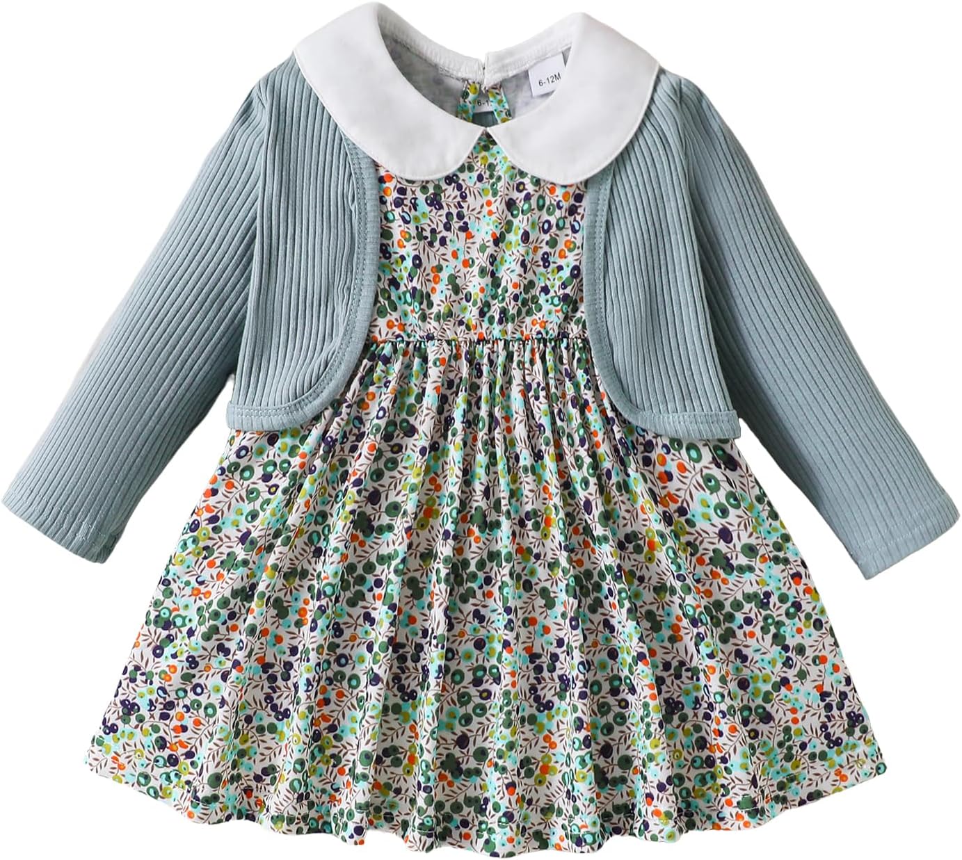 Mioglrie Toddler Baby Girl Dress Fall Winter Outfits Coat Baby Girls Dresses 6 9 12 18 24 Months 2t 3t Girl Clothes