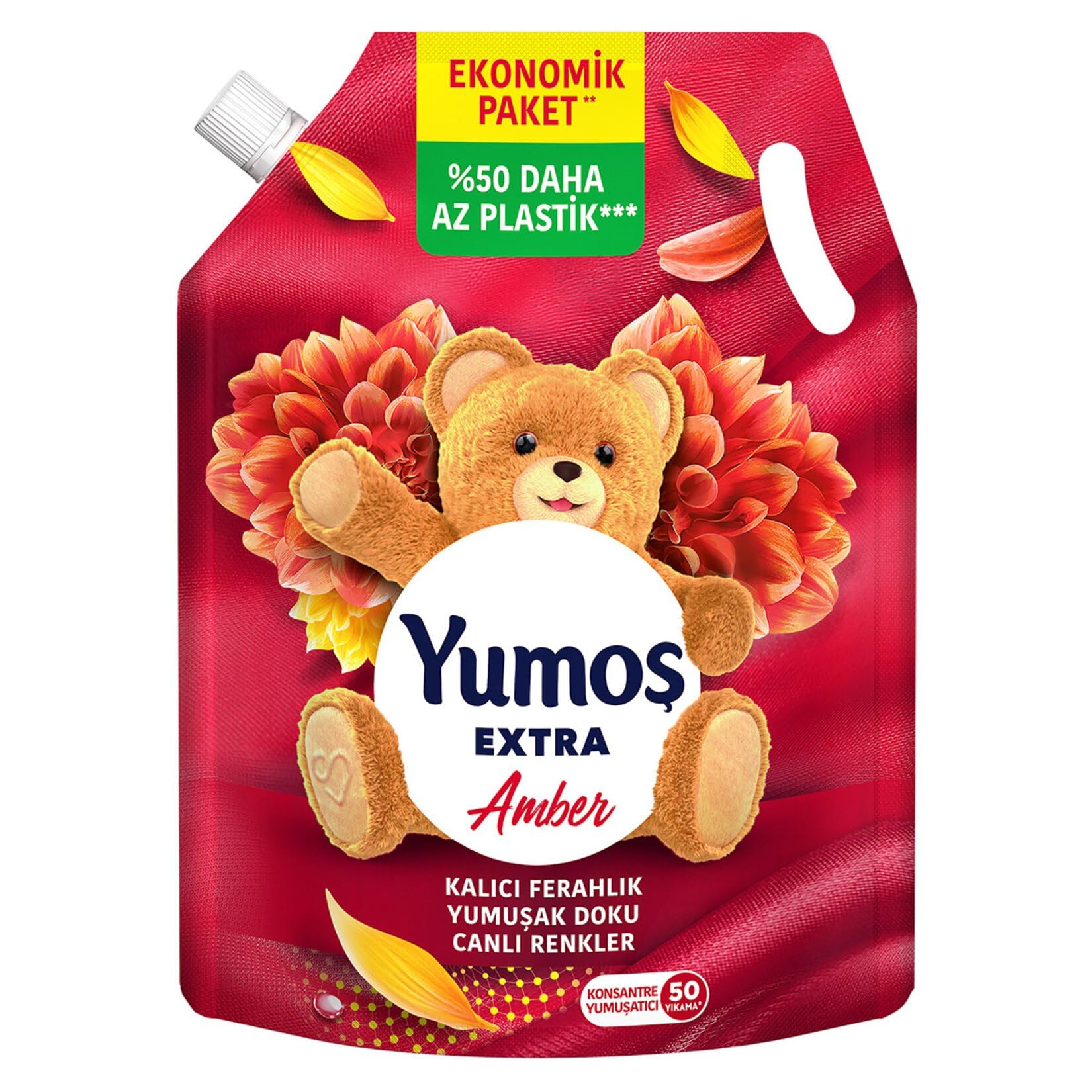 Yumoş Ekstra Amber Konsantre Yumuşatıcı Pouch 1200 ml