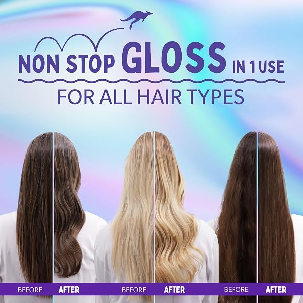 Aussie Oh My Gloss Hydrating Conditioner 1000ml. Softens and Smooths Dry & Dull Hair. Infused with Australian Macadamia Nut Oil. Vegan and Cruelty-Free - 3
