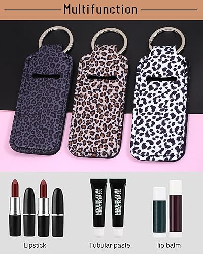 Miniatura 2 de COOKOOKY Chapstick - Llavero con clip para bálsamo labial, con clip, lápiz labial, brillo de labios, llavero