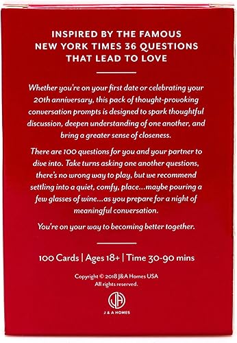 Miniatura 8 de BETTER TOGETHER Juegos para parejas de iniciación de conversación honesta 100 juegos de cartas de preguntas románticas y profundas para parejas,