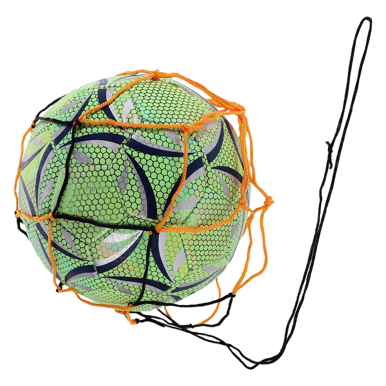 ORFOFE Balón de Fútbol Fluorescente Balón de Fútbol de PU Resistente al Desgaste para Entrenamiento