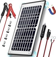 Vista 9 de POWOXI - Kit de panel solar de 12 V 20 W magnético + controlador de carga MPPT impermeable, cargador de batería solar y mantenedor, cargador solar