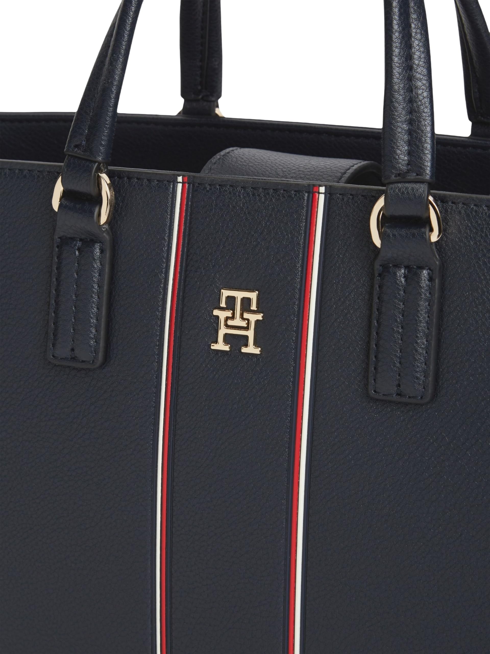 Tommy Hilfiger Damen Satchel Bag Tasche Daily mit Branding, Blau (Space Blue), Einheitsgröße