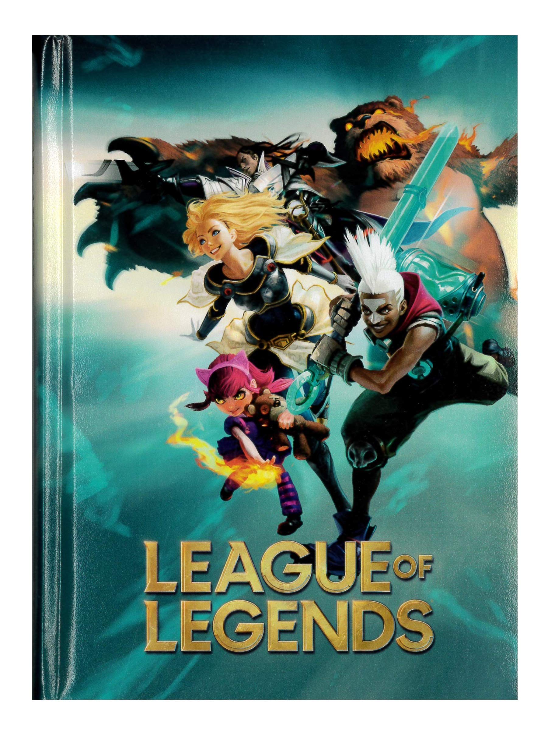 12 Month School Diary Compatible with League Of Legends Std. 13x18 + Colorful Pen (2 Multicolor)