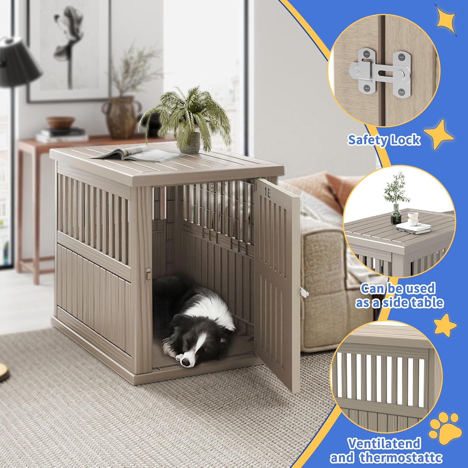 Stylish and Functional: DRATO Weatherproof Dog House & End Table Review