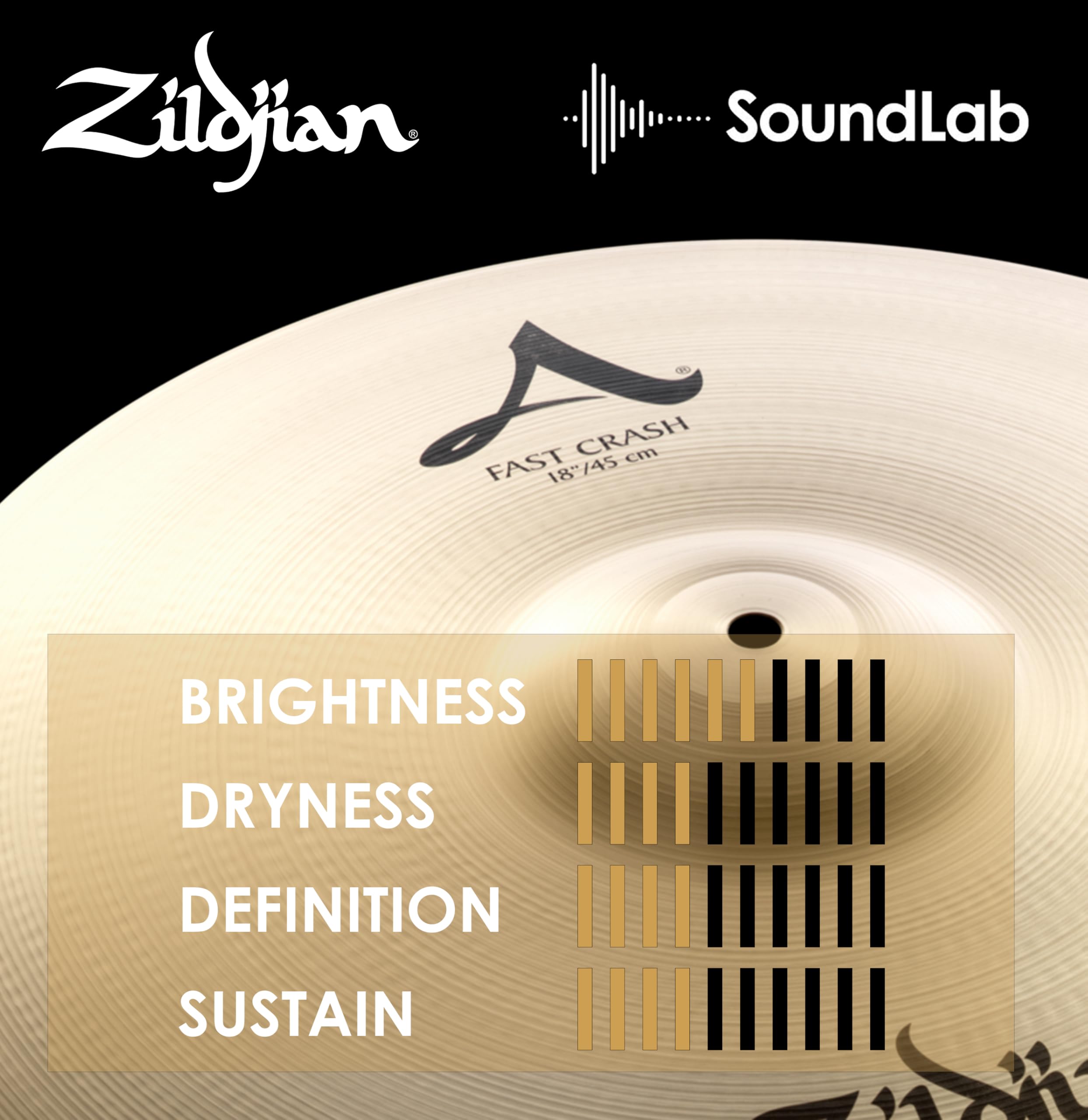 Zildjian Seria A Zildjian - 18 cali (45cm) - Talerz - Fast Crash