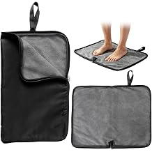 Wet Dry Bag 2-in-1 Towel 16x20 Leakproof Swim Gym Diaper Black