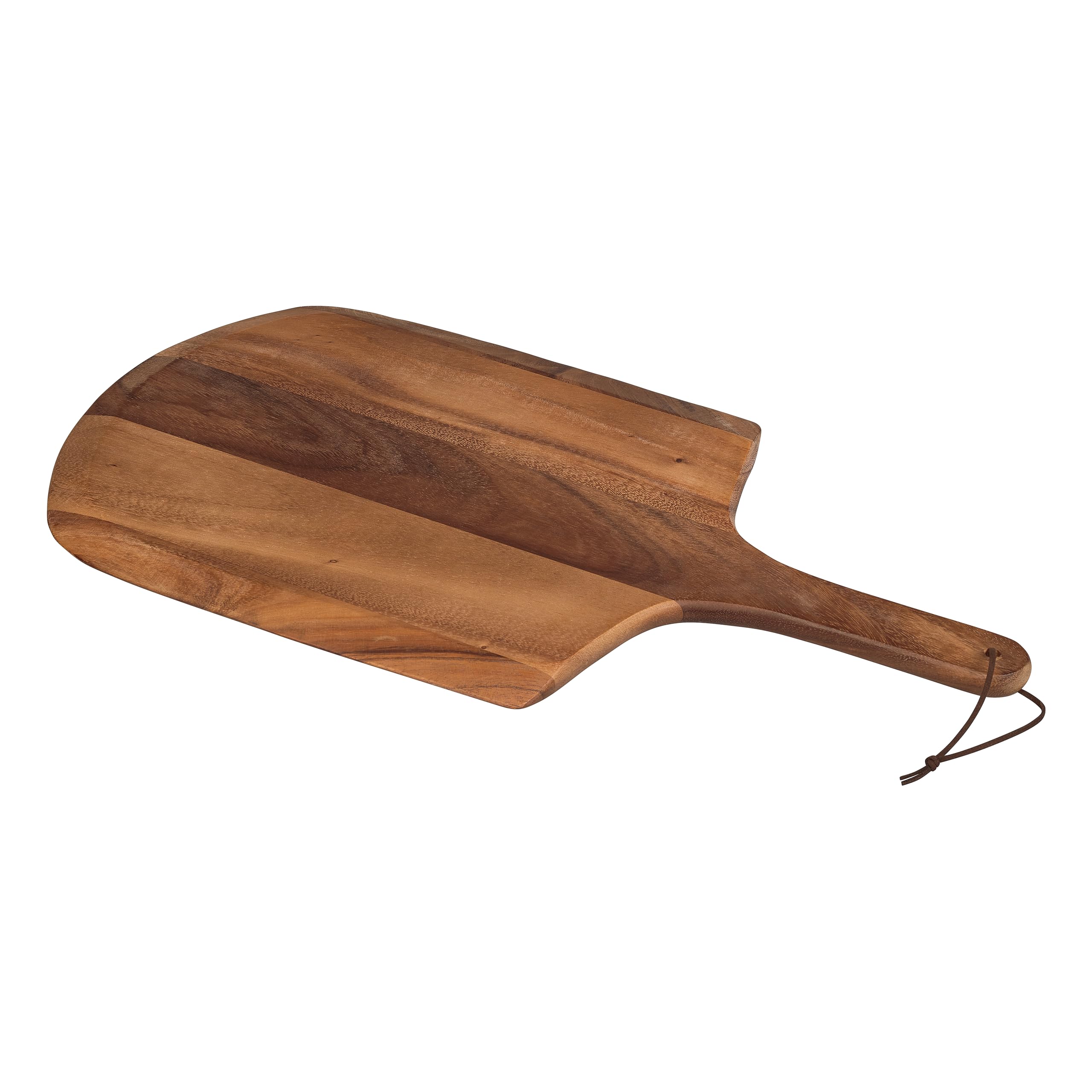 Tala Großes Pizzaschieber aus natürlichem Akazienholz, perfekt zum Servieren und Präsentieren von Pizzen und frisch Backwaren, ideal als Brotpaddel, Maße: 57 x 30,5 x 1,5 cm