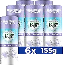 Fairy In-Wash Scent Booster, 6 Packs x155 g, Silk Tree Blossom & Jasmine, Boosters - Washing Beads Scented - Household Supplies