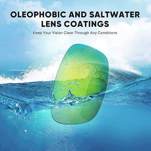 Miniatura 6 de KastKing Ellijay Gafas de Sol Bifocales Polarizadas, Ampliación Bi-Focal x1.5 x2.0 x2.5, Gafas de Sol Deportivas Wrap para Lectura