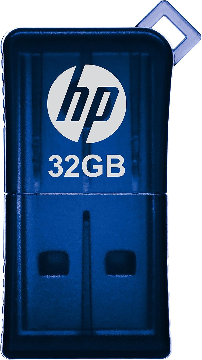 HP v165w 32GB USB 2.0 Flash Drive - Blue - P-FD32GHP165-GE
