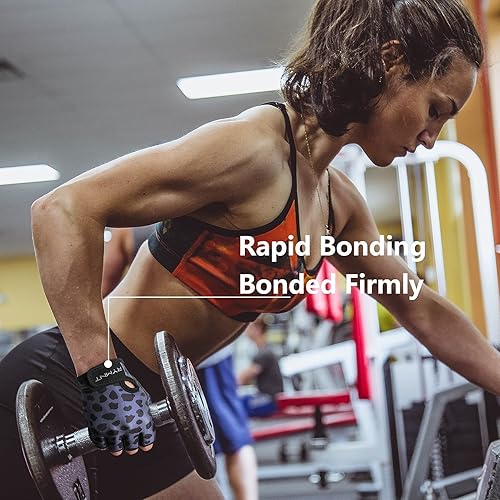 Miniatura 6 de ZEROFIRE Guantes de entrenamiento para mujeres y hombres, guantes de levantamiento de pesas con protección completa de la palma y agarre extra para