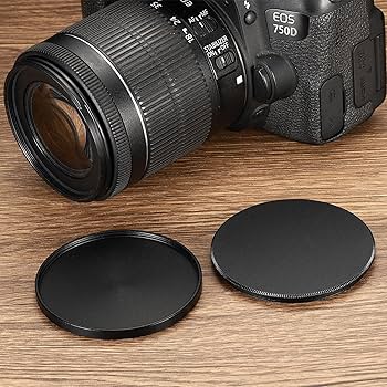 Amazon | PATIKIL 46mmレンズキャップ 2個セット カメラレンズ