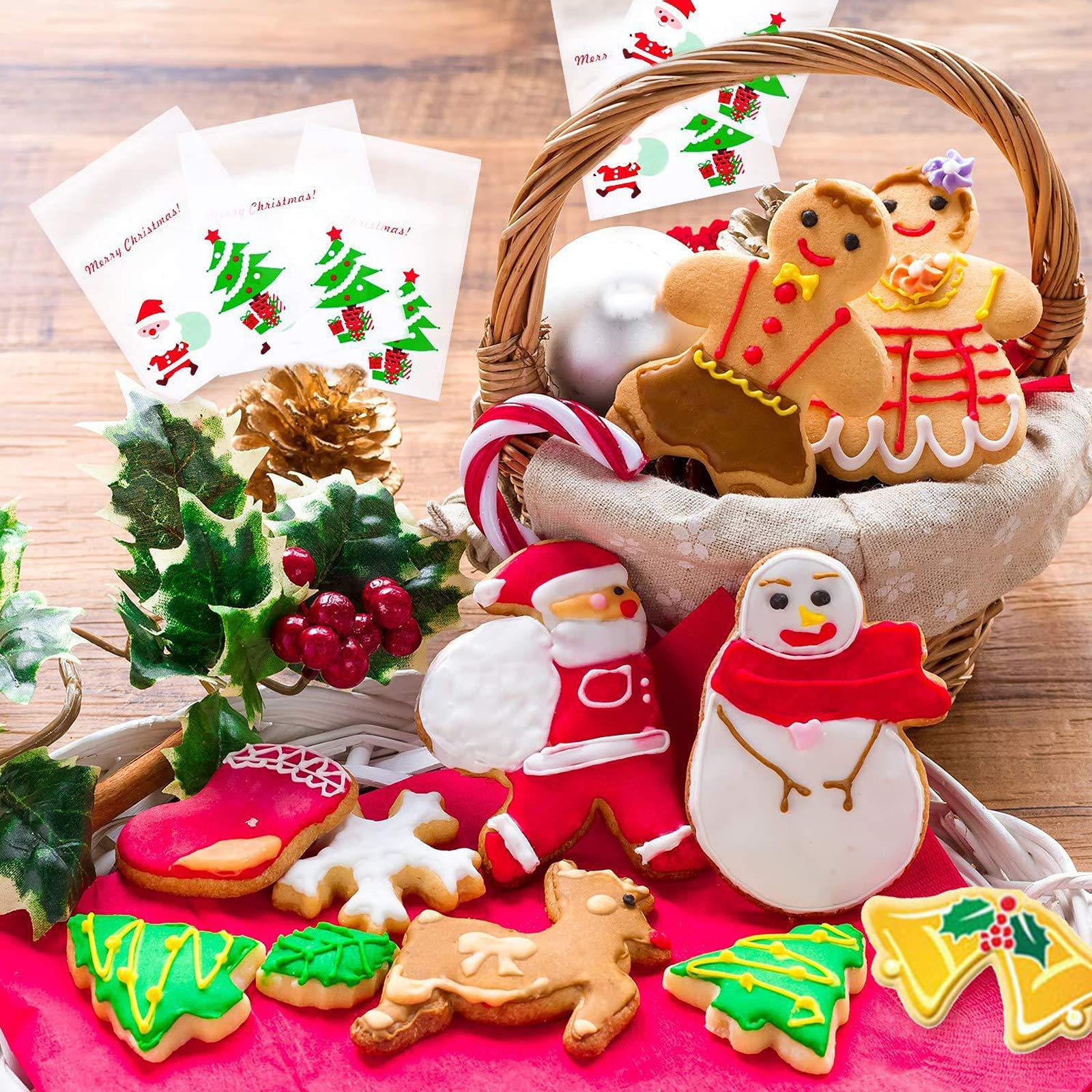 Amazon | 18ピース 3D クリスマス ジンジャーブレッドハウス クッキー