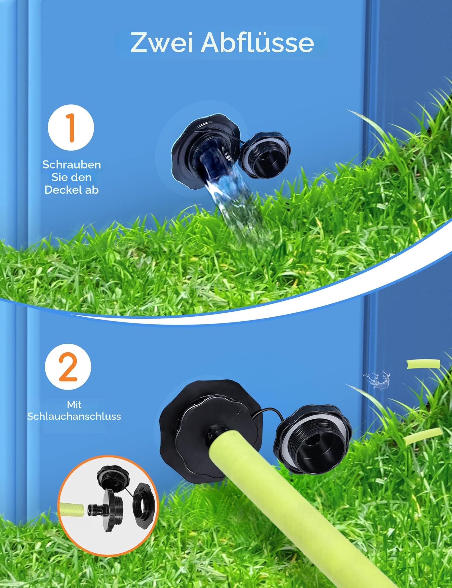 Meowant Hundepool Faltbar, Hundebadewanne, Planschbecken Groß Verdickt PVC, Extra Großer Outdoor-Faltbarer Kinderpool, Tragbare Rutschfestes Hundeplanschbecken, Keine Pumpe Benötigt(220 x 40 cm)
