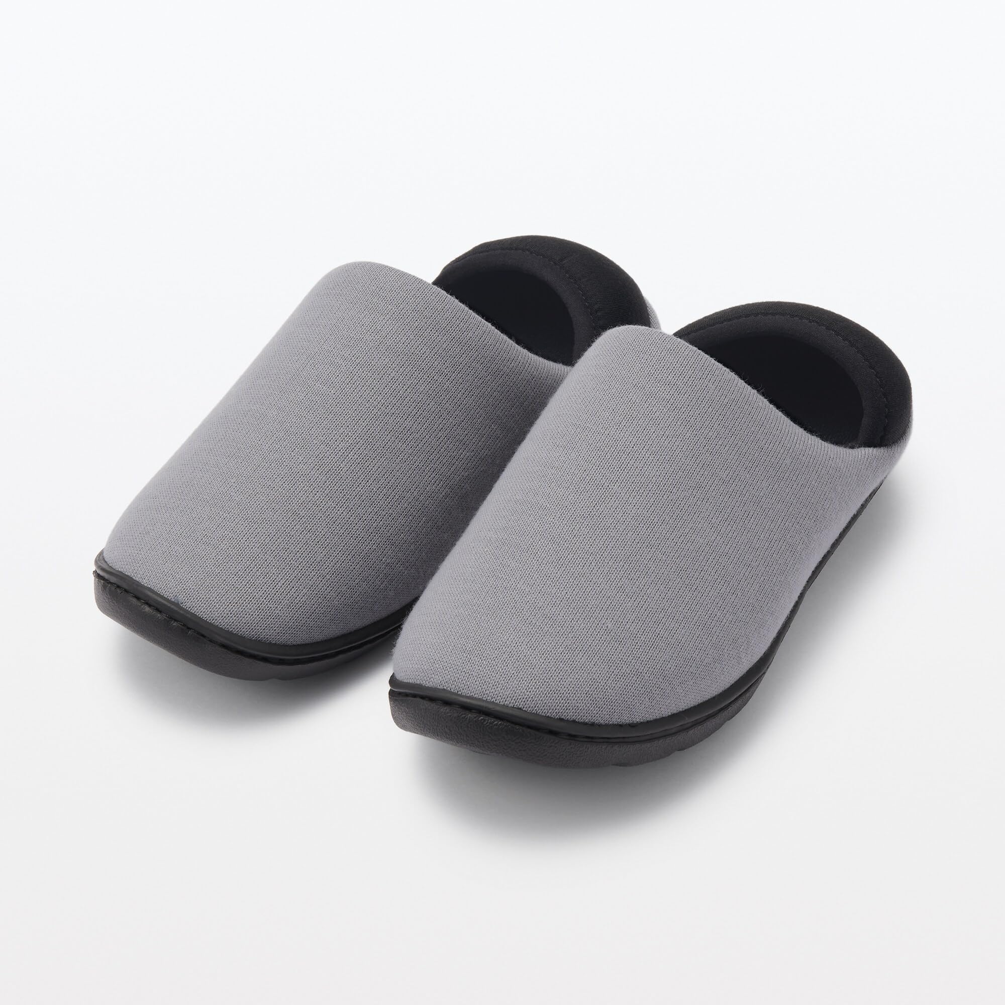 無印良品 いつものもしも防災スリッパかかと付き M／23.5～25cm用・グレー…