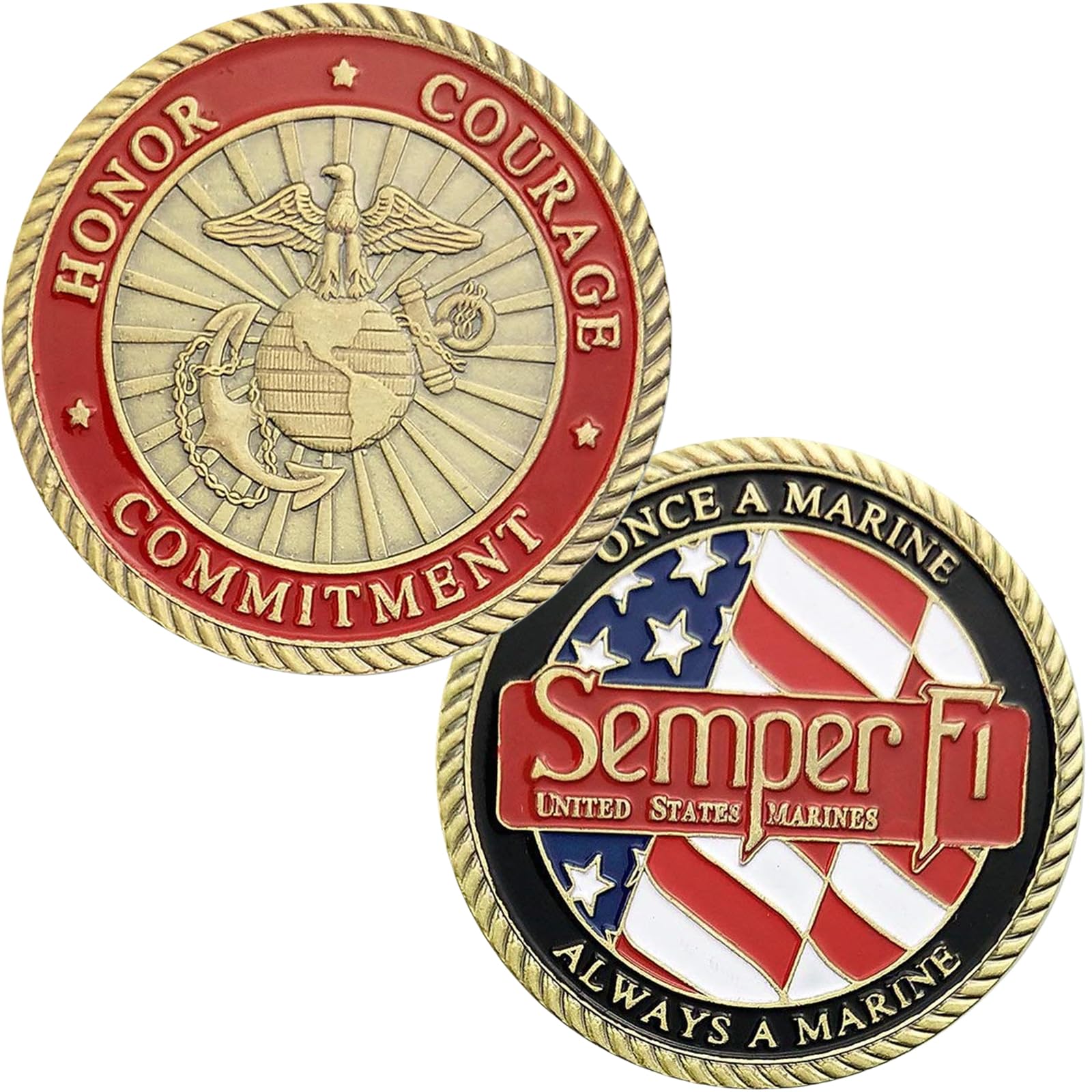 Amazon.com: US Marine Corps & US Navy Challenge Coin