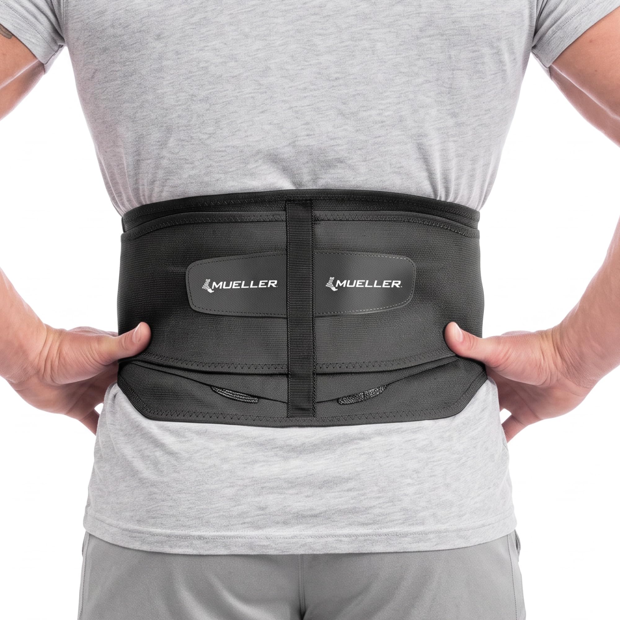 MUELLER Sports Medicine Lumbar Back Brace with Removable Pad