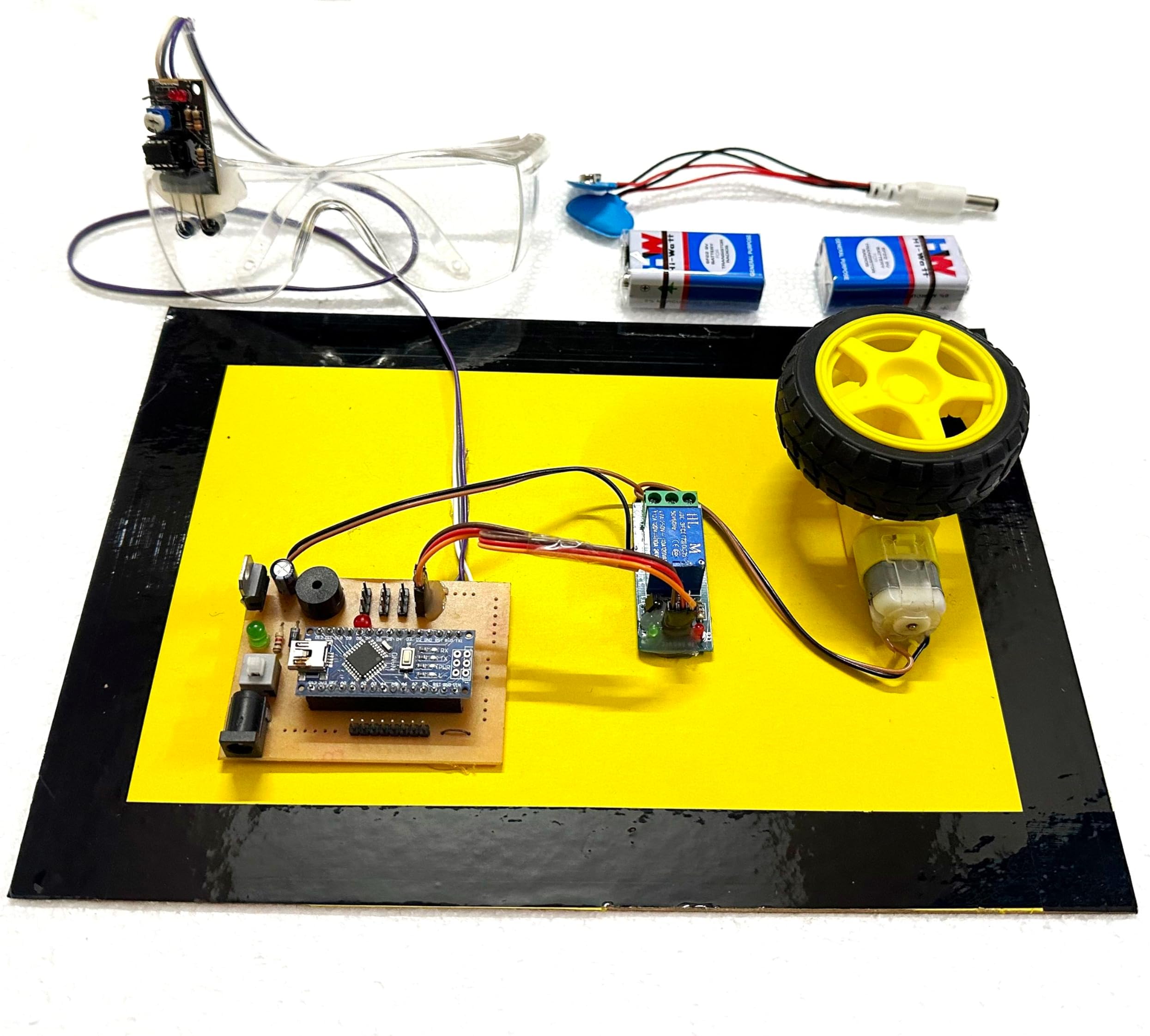 Eye Blink Anti Sleep Alarm Project