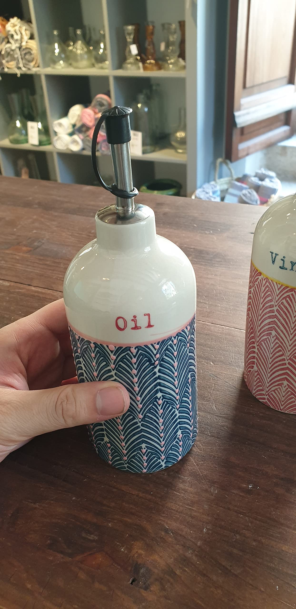Öl- und Essigflasche