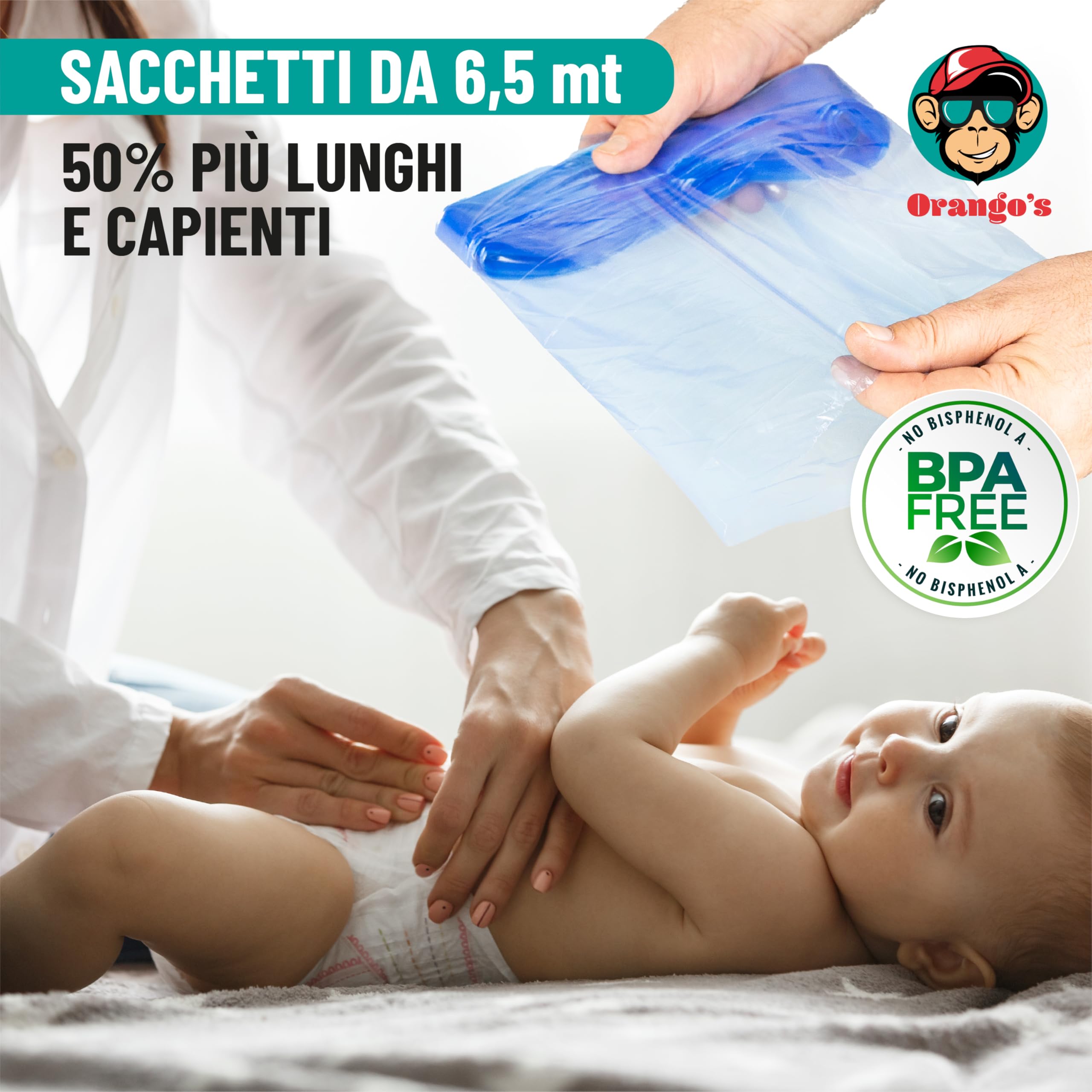 Ricariche Sacchetti Disposal Hero - Per Secchi Pannolini 16L, Confezione Da 3, 33% In Più, Profumati - Foto 6