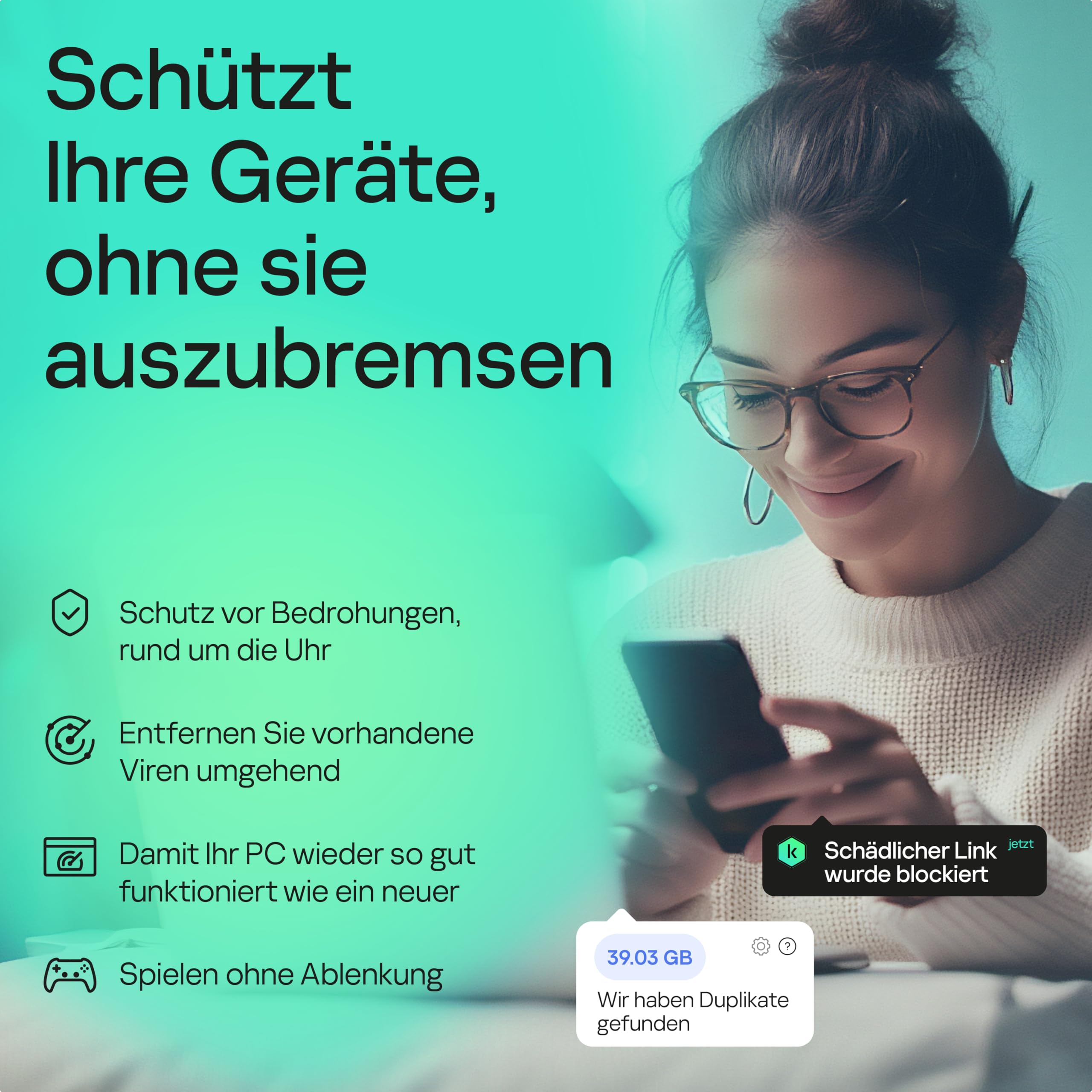 Kaspersky Premium Total Security 2026 | 3 Geräte | 2 Jahre | Anti-Phishing und Firewall | Unbegrenzter VPN | Passwort-Manager | Kindersicherung | 24/7 Unterstützung | PC/Mac/Mobile | Code per Email