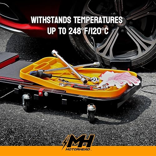 Miniatura 7 de MOTORHEAD Super Grip Juego de bandejas de herramientas de silicona (4 piezas 23", 16", 12" y 4") magnética, antideslizante, antiarañazos, soporta
