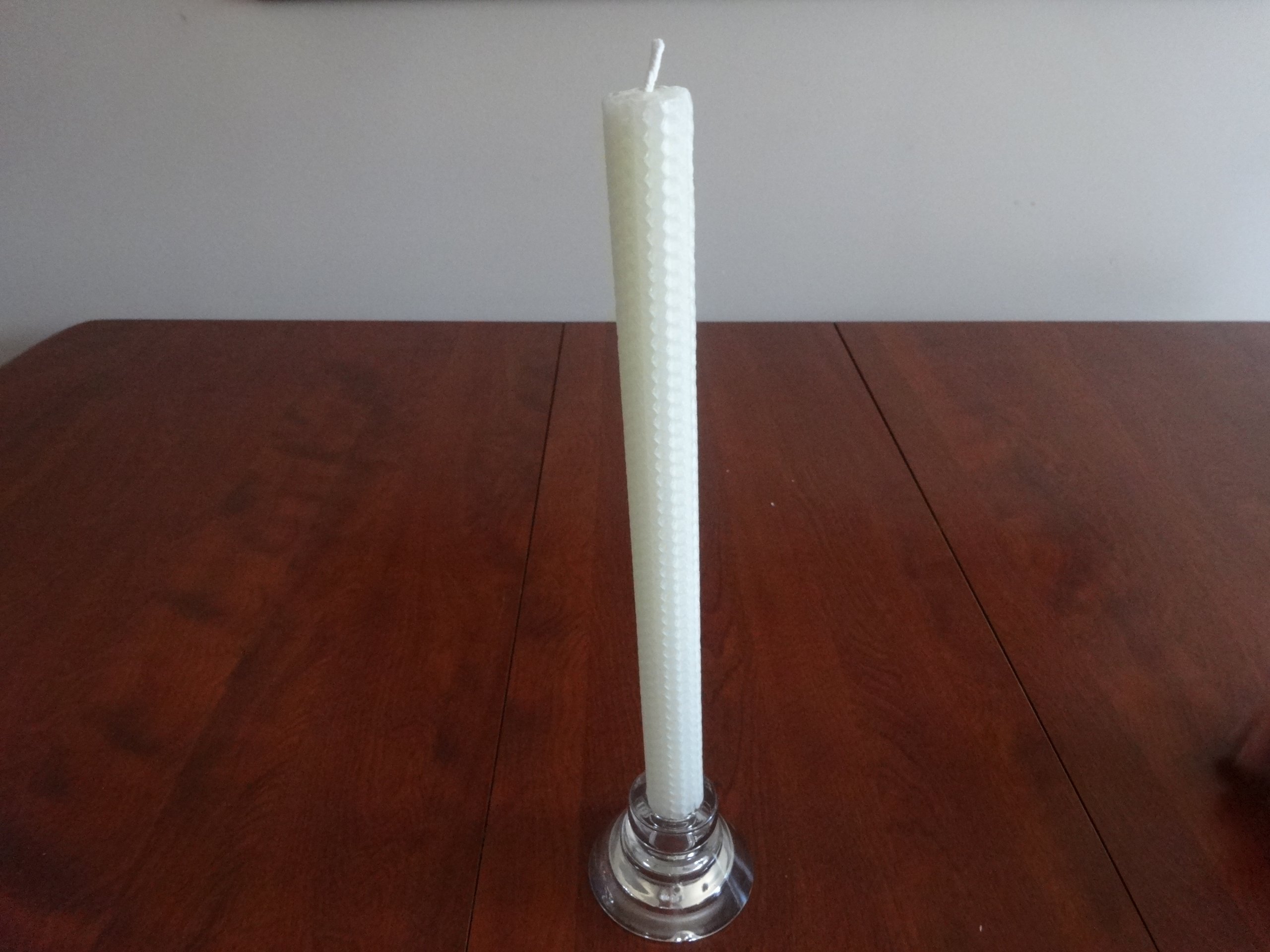 Beeswax-Hand-Rolled Honeycomb Tapers 7/8