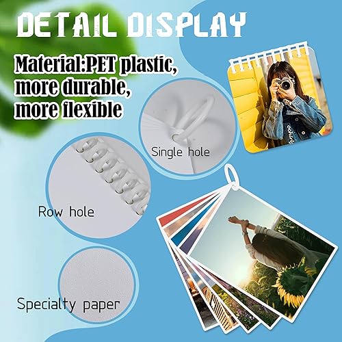 Miniatura 3 de Paquete de 4 libros en blanco de sublimación, álbum de fotos personalizado de prensa de calor, libro de recortes, 5 páginas, impresión a doble cara,