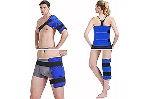 Koo-Care Ice Pack for Pain Relief - Large Gel Ice Pack with Strap