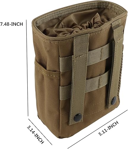 Miniatura 8 de Bolsa de tiza con cordón para escalar en roca con un mosquetón, diferentes bolsillos para escalar bouldering, gimnasia, bolsa de gimnasio, ajuste