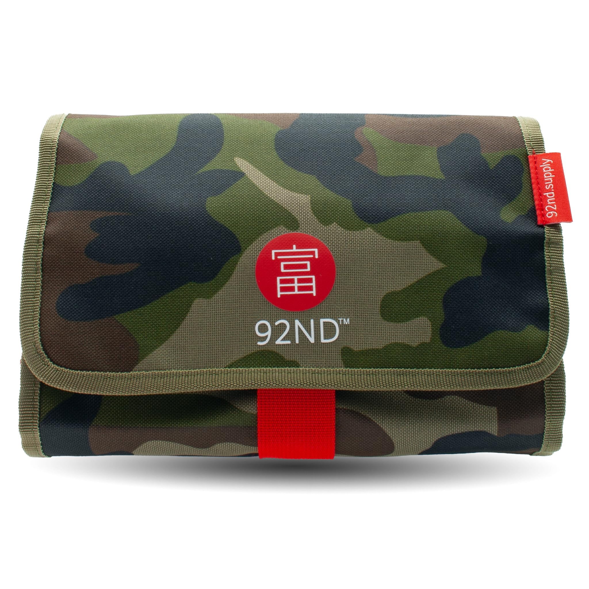 92ND.Supply, Neceser para hombre, neceser para hombre, todos los compartimentos con cierre de cremallera, mucho espacio de almacenamiento gracias a las correas ajustables, cierre de . Camuflaje